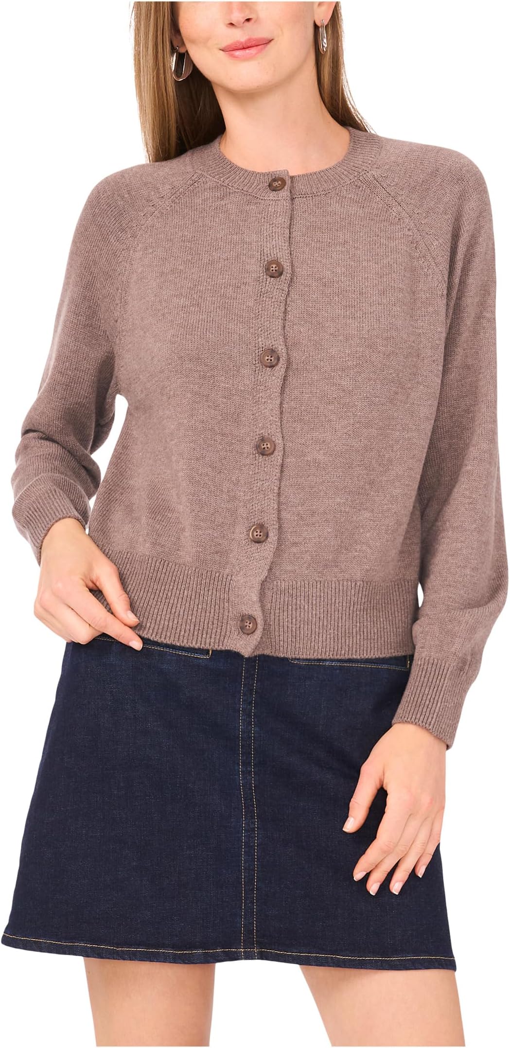 Свитер Vince Camuto Women's Raglan Long Sleeve Crew Neck Card, Cool Taupe
Свитер Vince Camuto Women's Raglan Long Sleeve Crew Neck Card, Cool Taupe