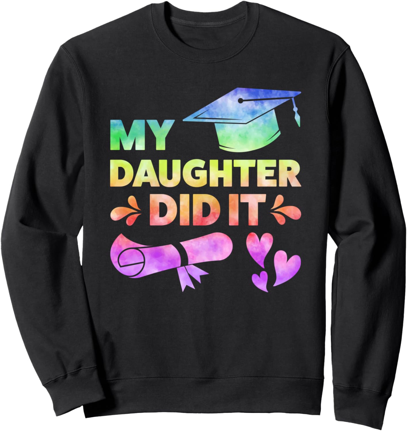 Моя дочь сделала это, выпускная толстовка Graduated Daughter Gift Idea, черный
Моя дочь сделала это, выпускная толстовка Graduated Daughter Gift Idea, черный