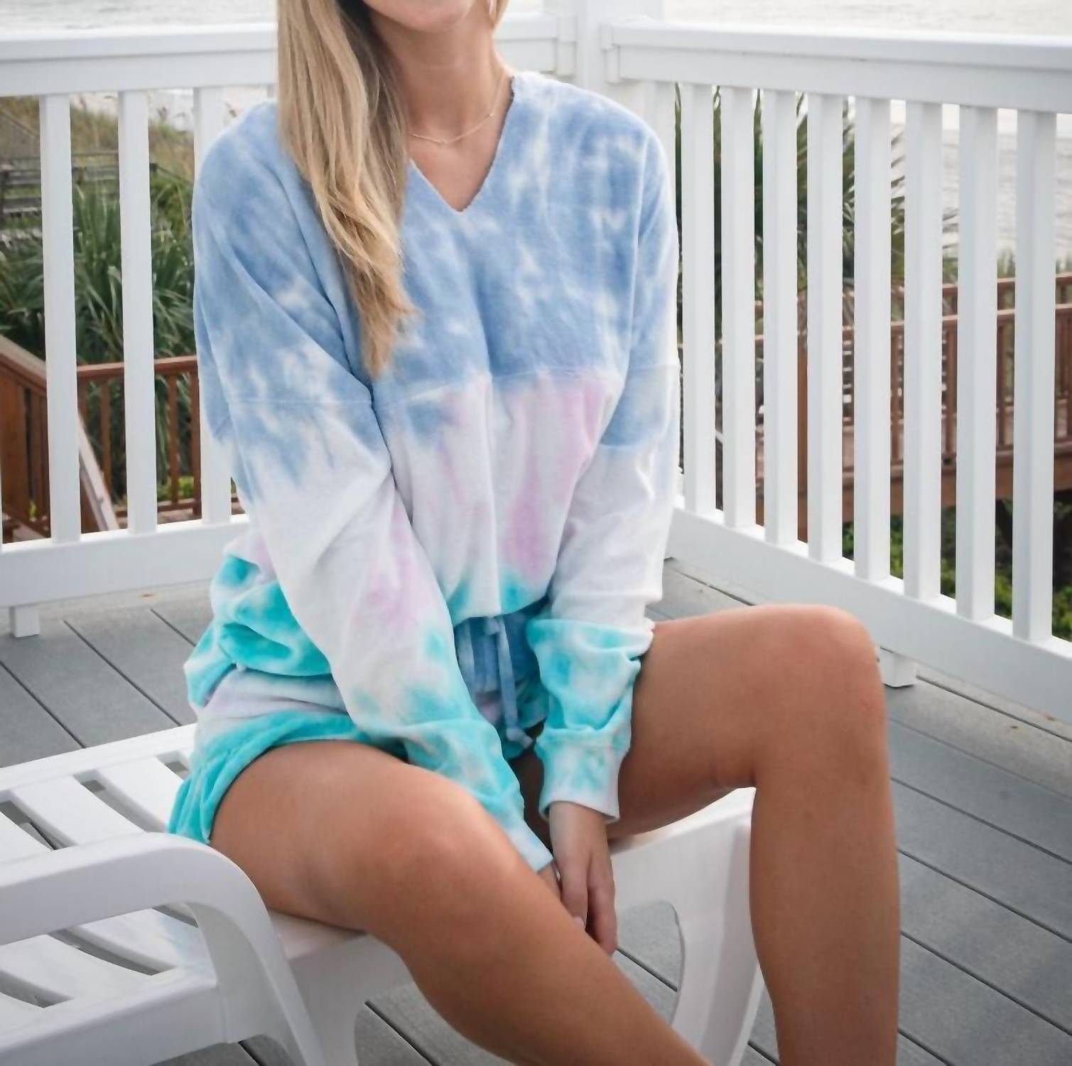 Simply Southern Пуловер Island Terry в разноцветном исполнении
Simply Southern Пуловер Island Terry в разноцветном исполнении