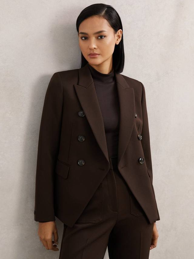 Пиджак Petite Priya с двойной застежкой Reiss, Chocolate Brown
Пиджак Petite Priya с двойной застежкой Reiss, Chocolate Brown