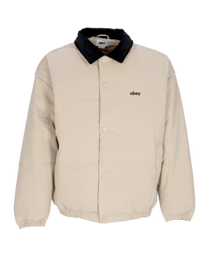 Многослойная куртка серого цвета "перья" Obey, бежевый
Многослойная куртка серого цвета "перья" Obey, бежевый