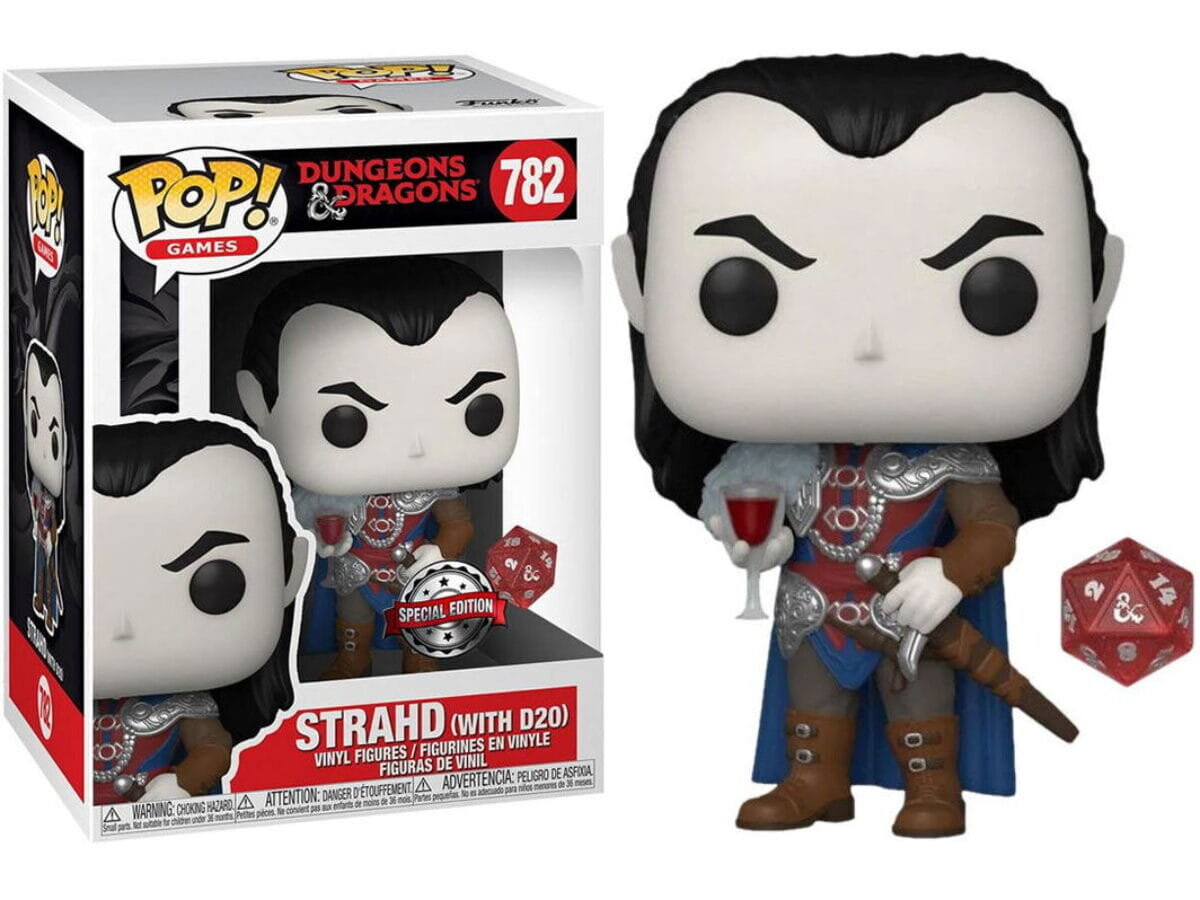 Funko POP! Игры, коллекционная фигурка, Dungeons&Dragons, Strahd, 782
Funko POP! Игры, коллекционная фигурка, Dungeons&Dragons, Strahd, 782