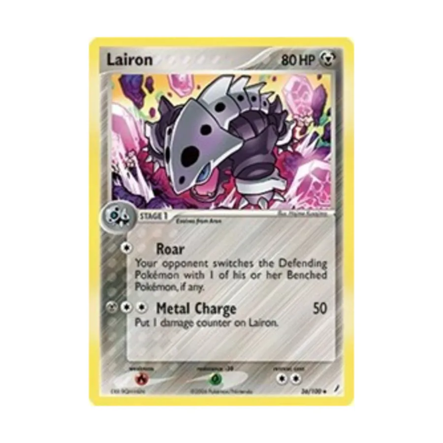 CCG Лейрон (Ю) #36, Pokemon - Crystal Guardians - Singles 
CCG Лейрон (Ю) #36, Pokemon - Crystal Guardians - Singles