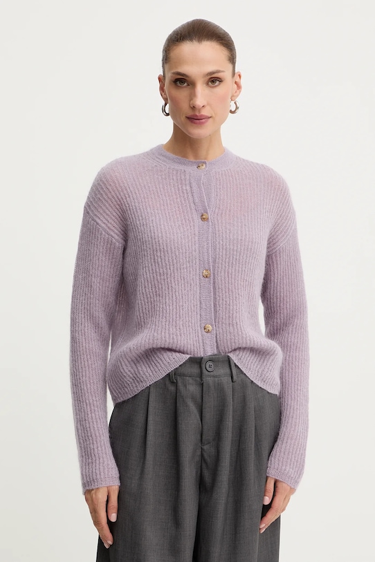 Шерстяной кардиган MEANDRO Mm, фиолетовый
Шерстяной кардиган MEANDRO Mm, фиолетовый
