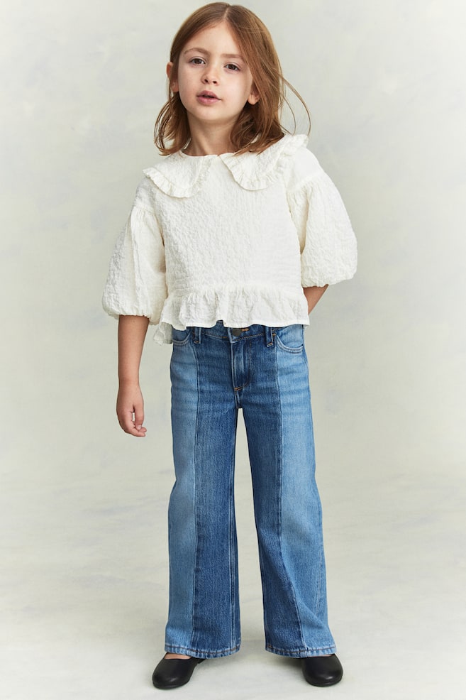 Джинсы прямого кроя H&M, синий
Джинсы прямого кроя H&M, синий