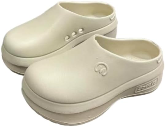 Женские туфли на платформе однотонного цвета, для дома и улицы с отверстиями, дышащие и противоскользящие, для работы на кухне Hhhchpm, бежевый
Женские туфли на платформе однотонного цвета, для дома и улицы с отверстиями, дышащие и противоскользящие, для работы на кухне Hhhchpm, бежевый