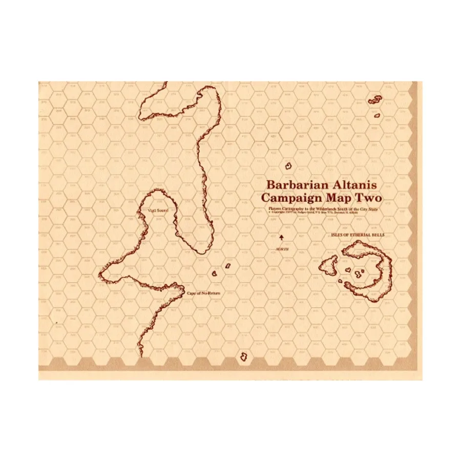 Map 2/3 Barbarian Altanis/Valley of the Ancients (Players), Catalogs, Maps & Miscellaneous (Judges Guild), мягкая обложка
Map 2/3 Barbarian Altanis/Valley of the Ancients (Players), Catalogs, Maps & Miscellaneous (Judges Guild), мягкая обложка