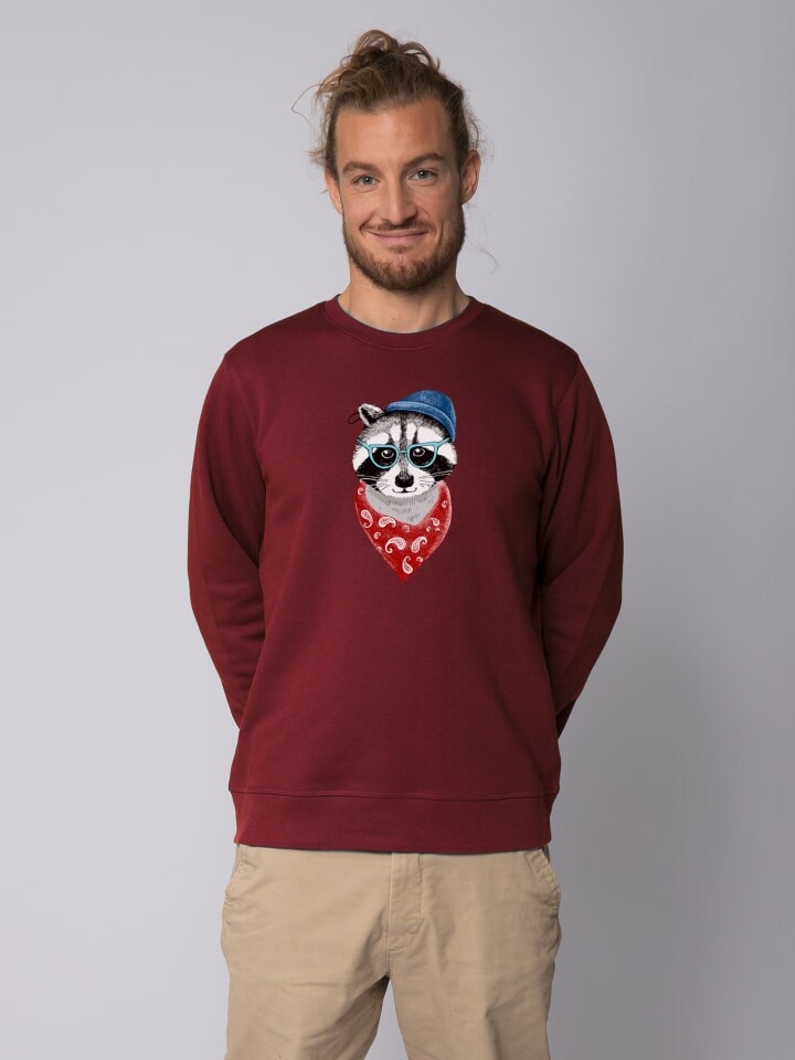 Толстовка wat Apparel Waschbär, цвет weinrot 
Толстовка wat Apparel Waschbär, цвет weinrot