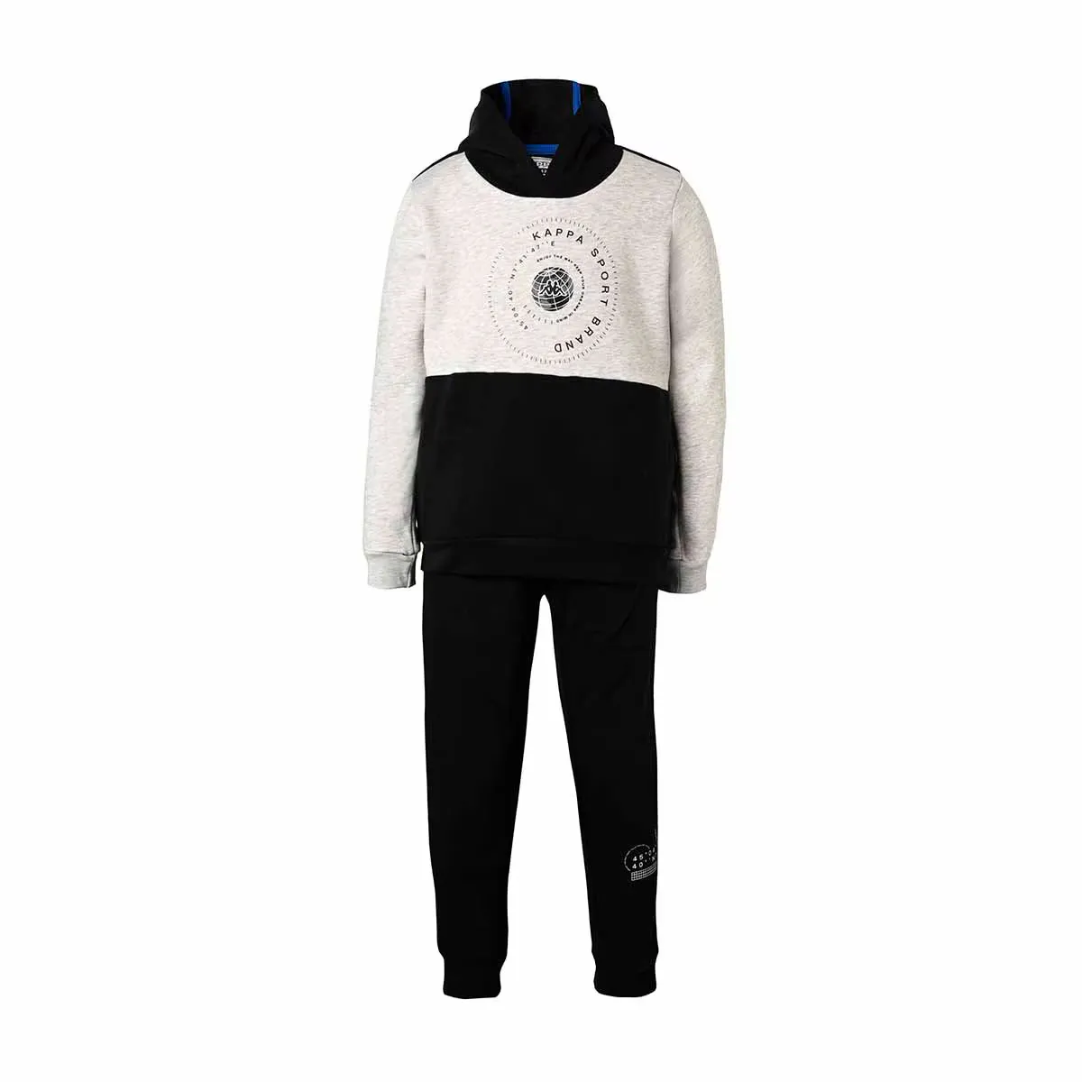Детский спортивный костюм BTS Benzem Kappa из хлопка, черный/серый
Детский спортивный костюм BTS Benzem Kappa из хлопка, черный/серый