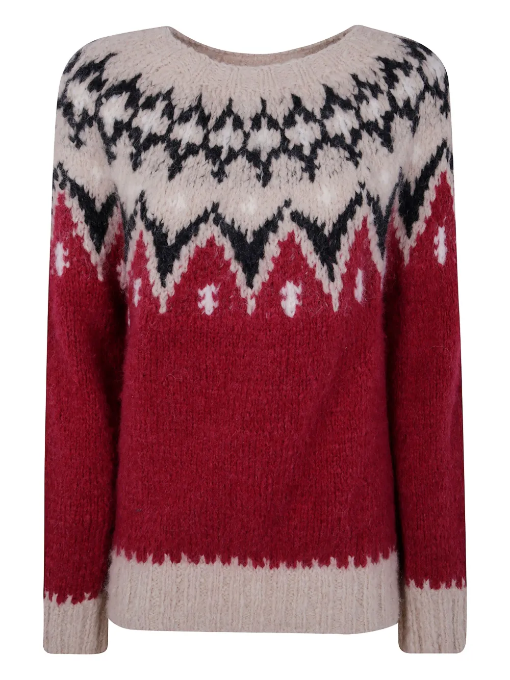 Шерстяной свитер с узором фэйр-айл FRANTIC, красный
Шерстяной свитер с узором фэйр-айл FRANTIC, красный