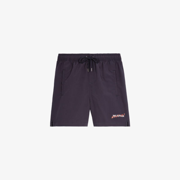 Плавки The Kooples на кулиске с логотипом, синий
Плавки The Kooples на кулиске с логотипом, синий