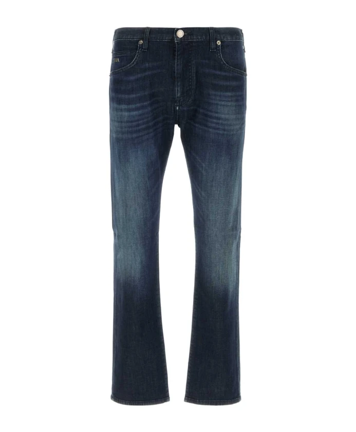 Мужские джинсы из эластичного денима Emporio Armani, синий
Мужские джинсы из эластичного денима Emporio Armani, синий