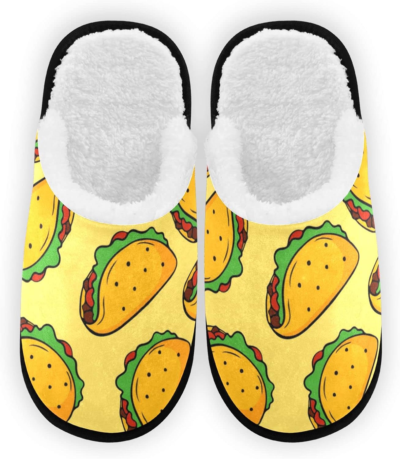 Тапочки для женщин и мужчин, домашние тапочки с мемори-пенной стелькой, нескользящие для улицы и дома, зимние тапочки для спальни Glaphy, Taco
Тапочки для женщин и мужчин, домашние тапочки с мемори-пенной стелькой, нескользящие для улицы и дома, зимние тапочки для спальни Glaphy, Taco