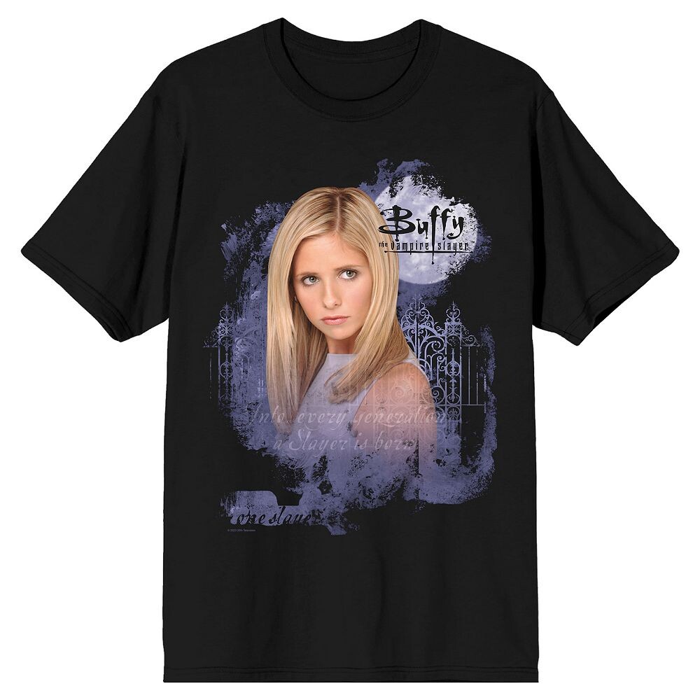 Мужская футболка с короткими рукавами и рисунком Buffy The Vampire Slayer Licensed Character, черный
Мужская футболка с короткими рукавами и рисунком Buffy The Vampire Slayer Licensed Character, черный