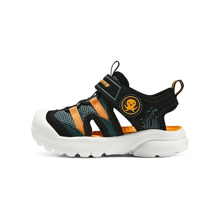 Детские туфли Skechers для малышей, черно-оранжевые
Детские туфли Skechers для малышей, черно-оранжевые