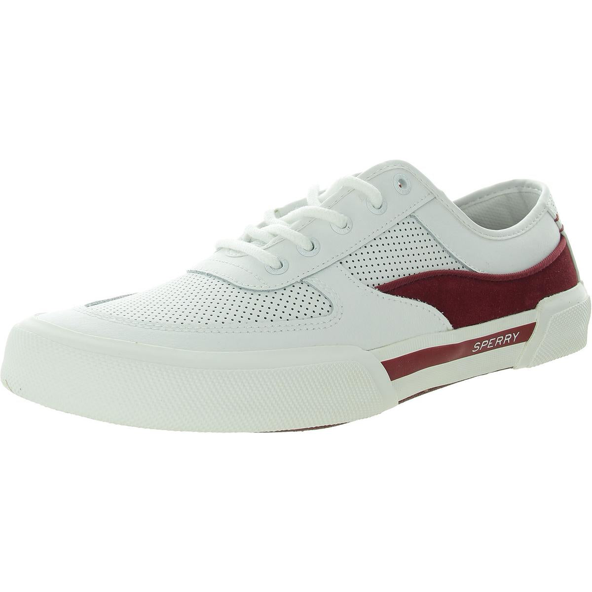 Мужские перфорированные кожаные повседневные и модные кроссовки Soletide Sperry, белый/красный
Мужские перфорированные кожаные повседневные и модные кроссовки Soletide Sperry, белый/красный