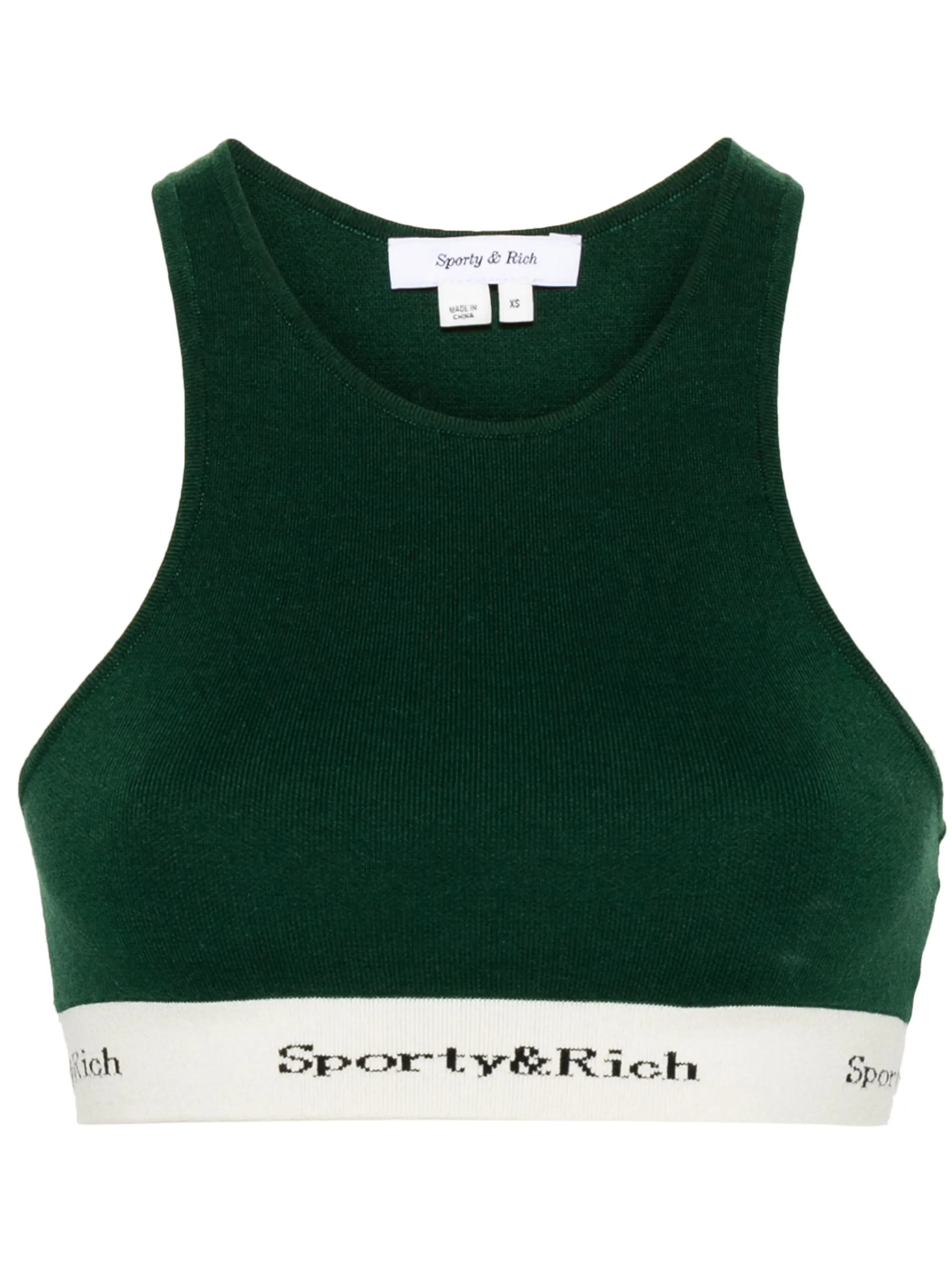 Спортивный топ с логотипом Sporty & Rich, зеленый
Спортивный топ с логотипом Sporty & Rich, зеленый