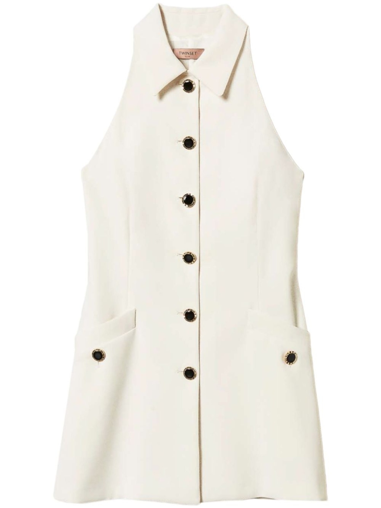 TWINSET платье мини на пуговицах, белый
TWINSET платье мини на пуговицах, белый