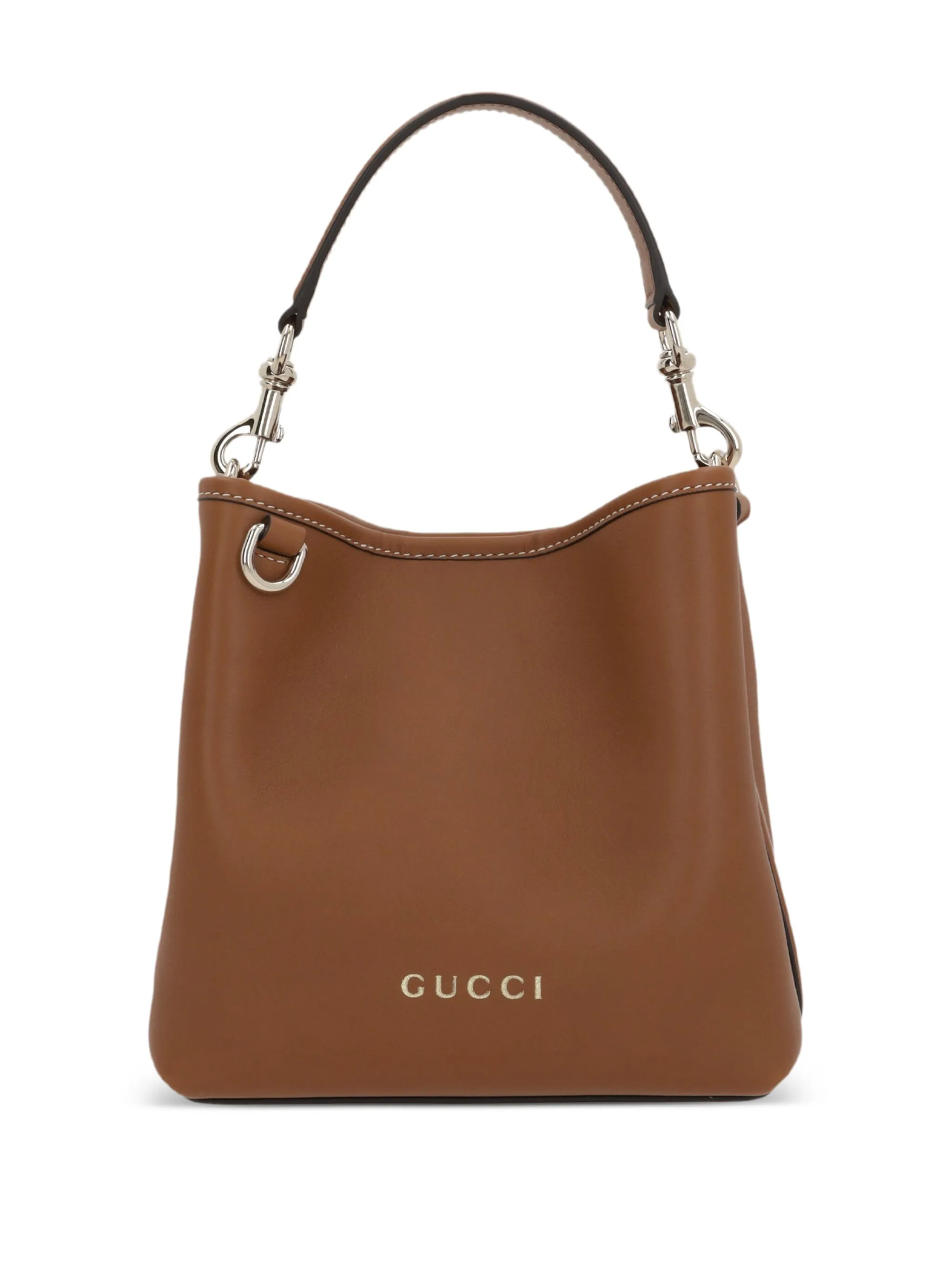 Сумка-ведро с вышитым логотипом Gucci, коричневый
Сумка-ведро с вышитым логотипом Gucci, коричневый