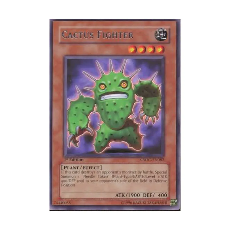 CCG Кактус-боец (редкий), Yu-Gi-Oh - Crossroads of Chaos - Singles
CCG Кактус-боец (редкий), Yu-Gi-Oh - Crossroads of Chaos - Singles