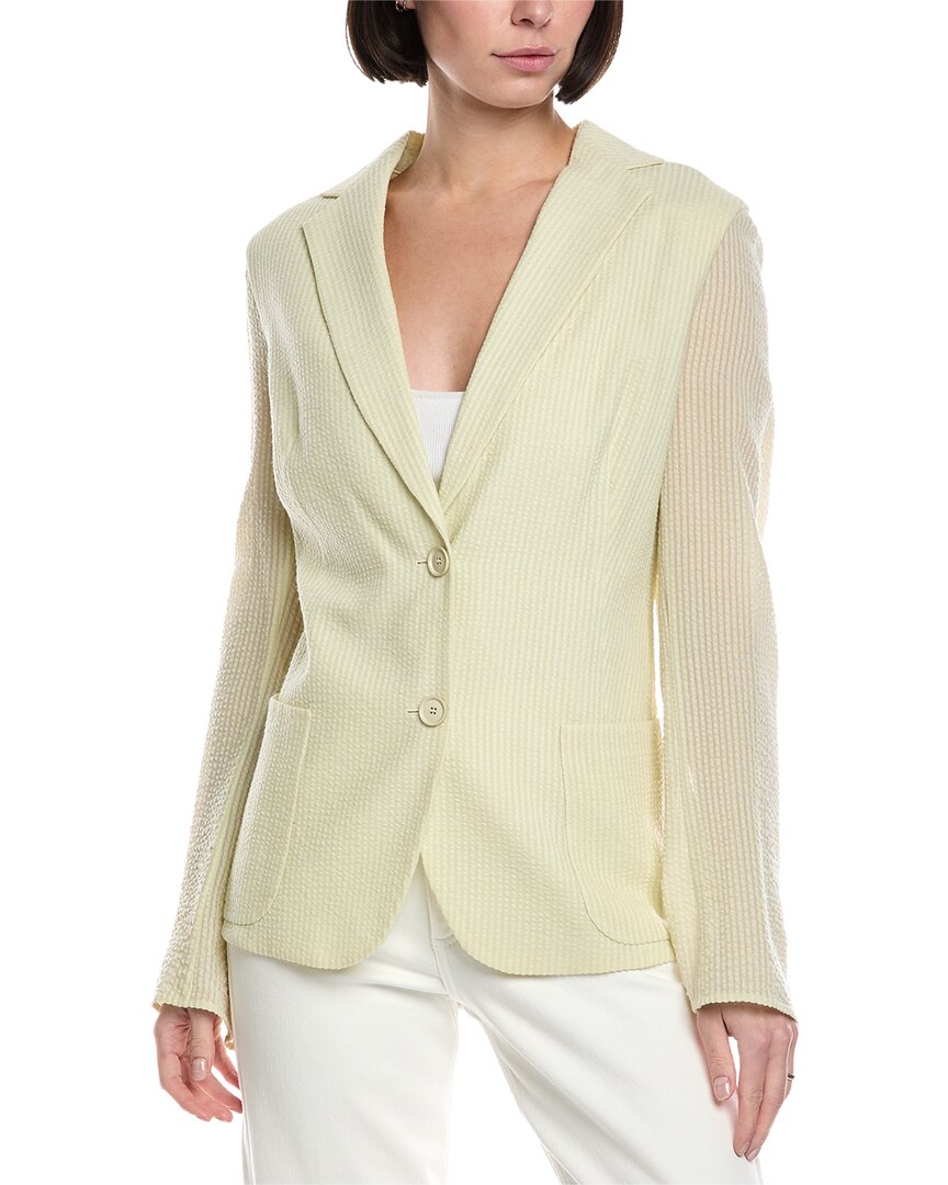 Блейзер Akris Nash из смеси шерсти и шелка, белый
Блейзер Akris Nash из смеси шерсти и шелка, белый