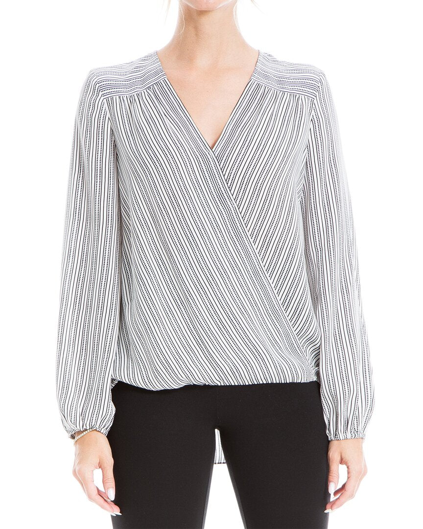 Макс Студио топ из крепа Max Studio, белый 
Макс Студио топ из крепа Max Studio, белый