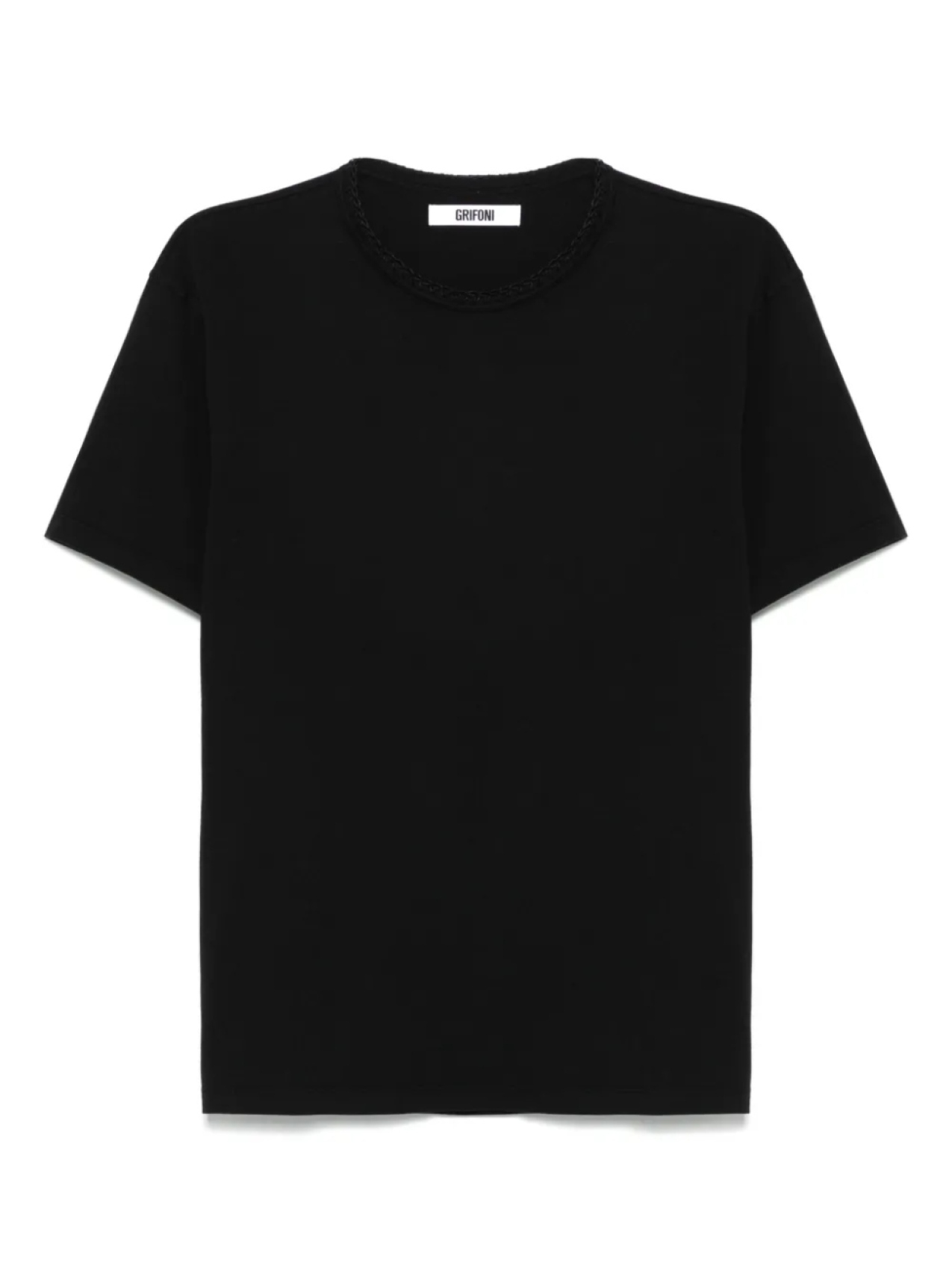 Grifoni whipstitch-detail Футболка, черный
Grifoni whipstitch-detail Футболка, черный