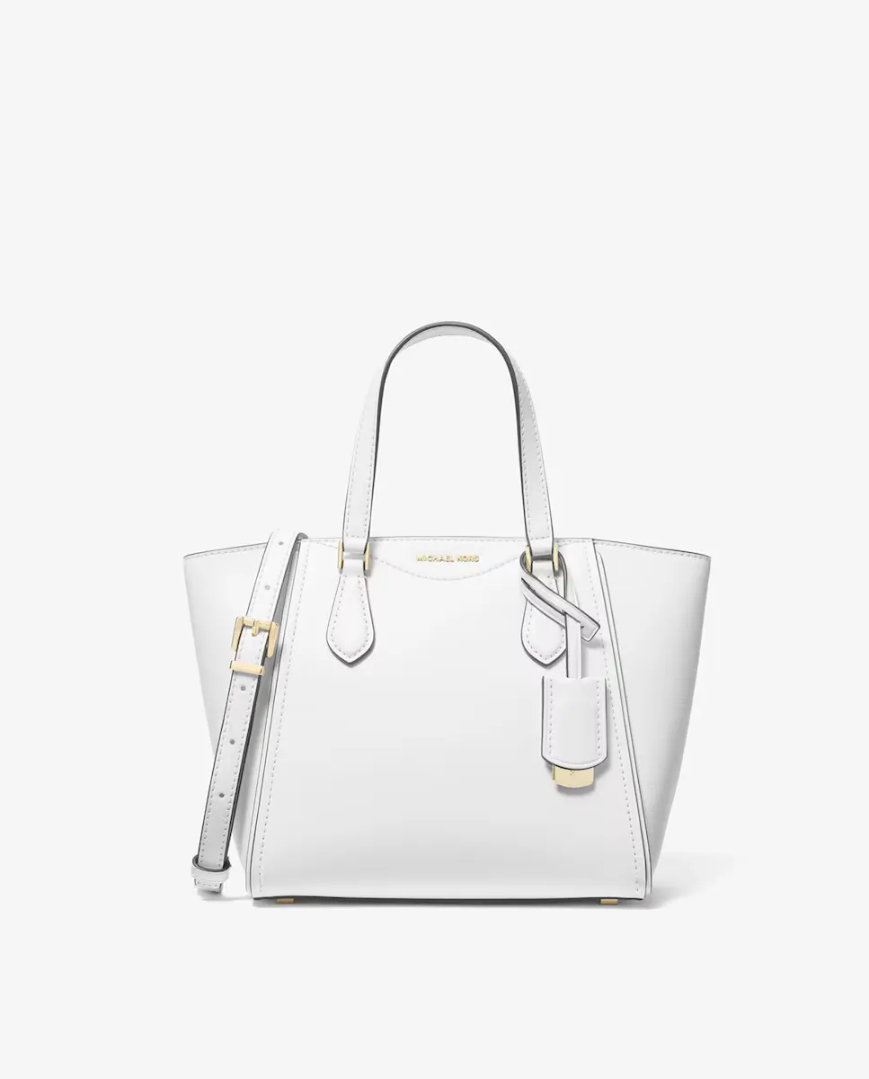 Сумка Taryn из кожи, трансформируемая в сумку через плечо Michael Michael Kors, белый
Сумка Taryn из кожи, трансформируемая в сумку через плечо Michael Michael Kors, белый