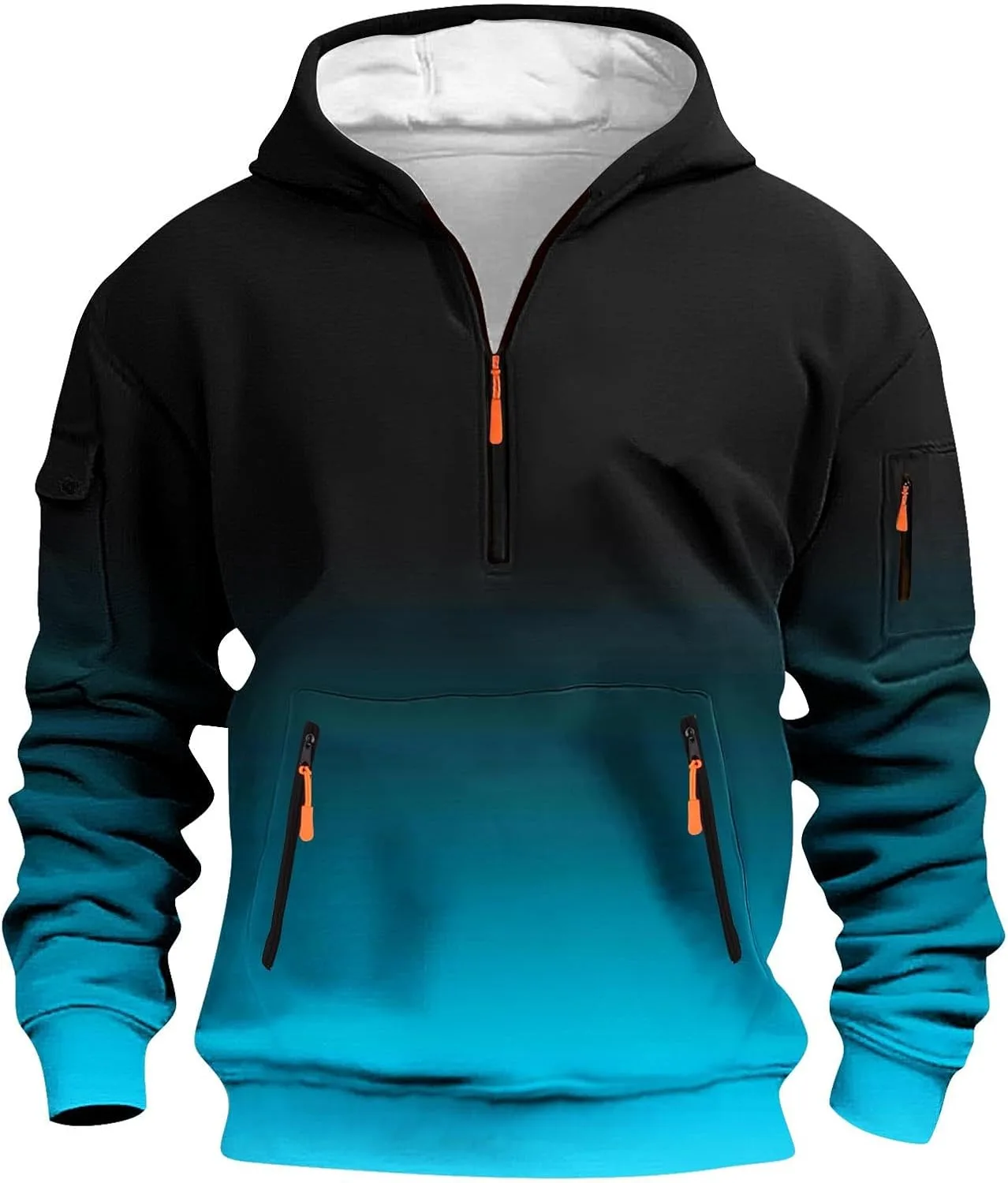 Мужская спортивная толстовка с капюшоном Gradient Color
Мужская спортивная толстовка с капюшоном Gradient Color