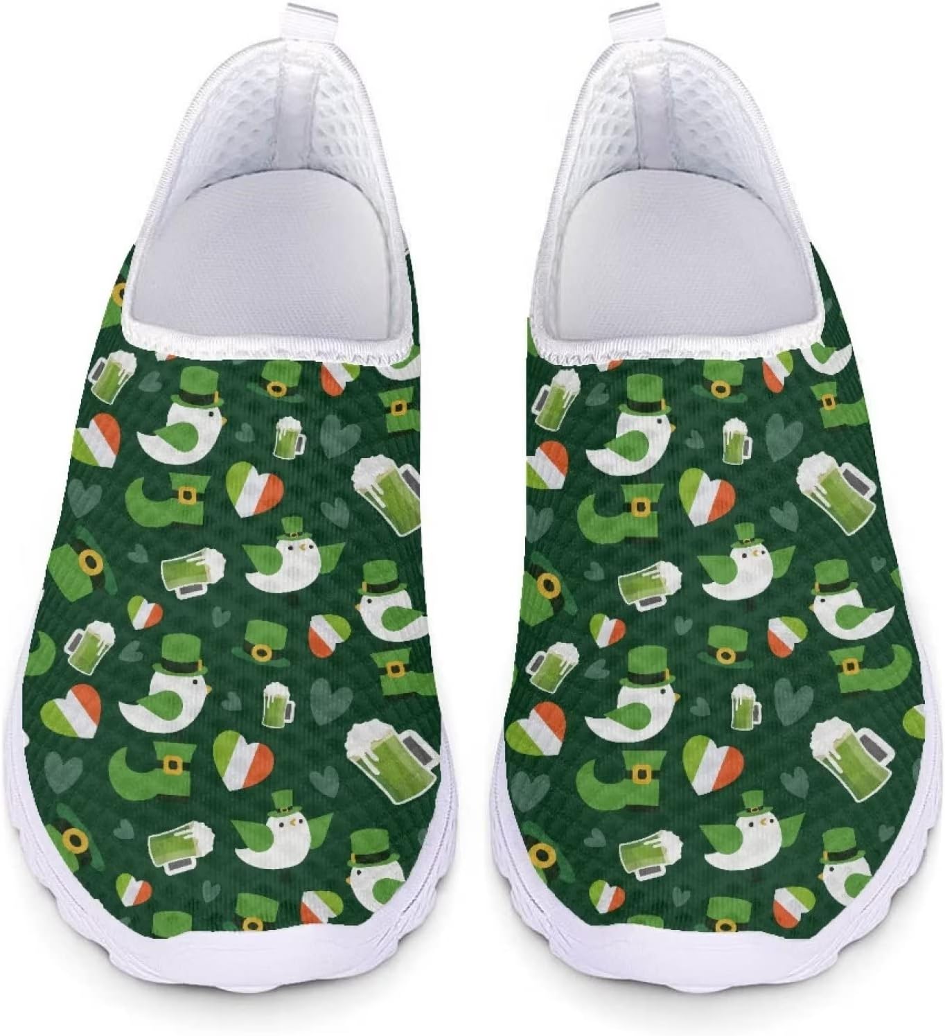 Кроссовки Jeiento ко Дню Святого Патрика для женщин и мужчин, для бега по дороге, ходьбы, тенниса, пляжные кроссовки для мальчиков и девочек, зеленые
Кроссовки Jeiento ко Дню Святого Патрика для женщин и мужчин, для бега по дороге, ходьбы, тенниса, пляжные кроссовки для мальчиков и девочек, зеленые