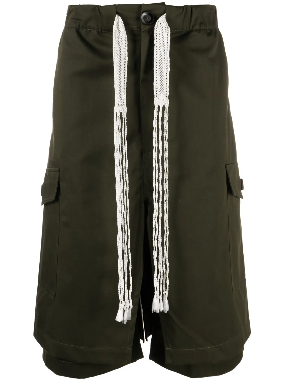 Шорты карго Xalam свободного кроя Wales Bonner, зеленый
Шорты карго Xalam свободного кроя Wales Bonner, зеленый