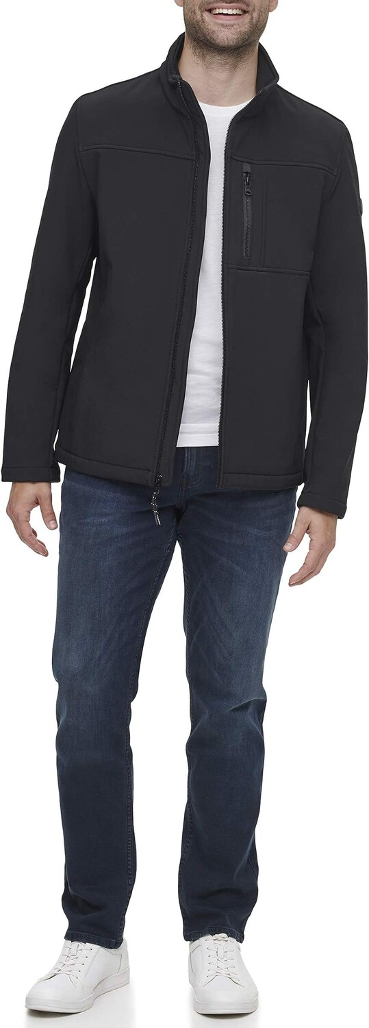 Куртка Calvin Klein Men's Water Resistant Soft Shell Open Bottom Jacket (Standard and Big & Tall) Calvin Klein, черный
Куртка Calvin Klein Men's Water Resistant Soft Shell Open Bottom Jacket (Standard and Big & Tall) Calvin Klein, черный