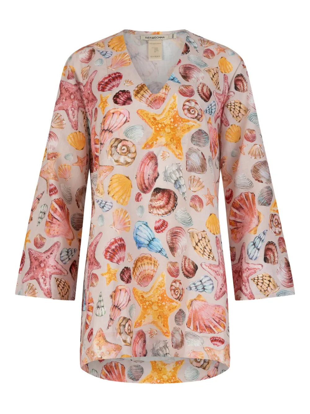 Льняное платье с принтом ракушек PARAMIDONNA, коричневый
Льняное платье с принтом ракушек PARAMIDONNA, коричневый