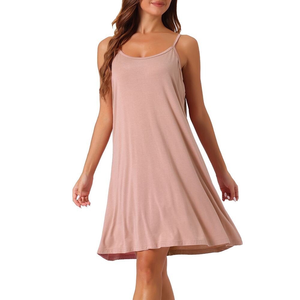 Женская ночная рубашка без рукавов, ночная рубашка с бретельками и крестом на спине Cheibear, розовый
Женская ночная рубашка без рукавов, ночная рубашка с бретельками и крестом на спине Cheibear, розовый