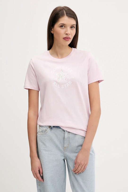 Хлопковая футболка Converse, розовый
Хлопковая футболка Converse, розовый