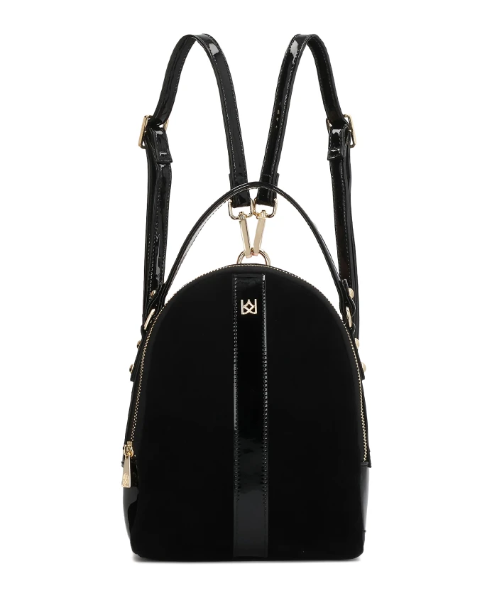 Компактный рюкзак из замши и лакированной кожи. Kazar, черный
Компактный рюкзак из замши и лакированной кожи. Kazar, черный