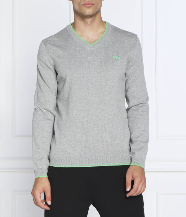 Свитер мужской Boss Green с v-образным вырезом, серый
Свитер мужской Boss Green с v-образным вырезом, серый