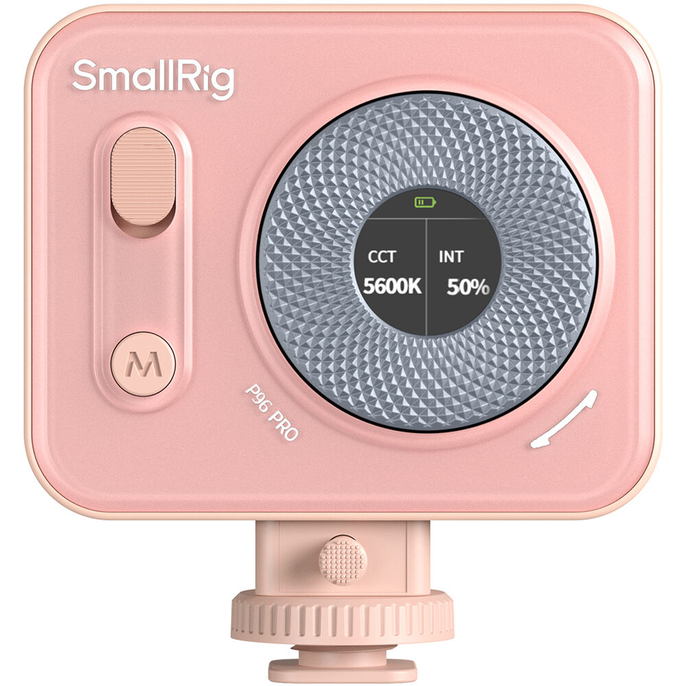 Светодиодный видеосвет SmallRig Vibe P96 Pro Mini (розовый)
Светодиодный видеосвет SmallRig Vibe P96 Pro Mini (розовый)