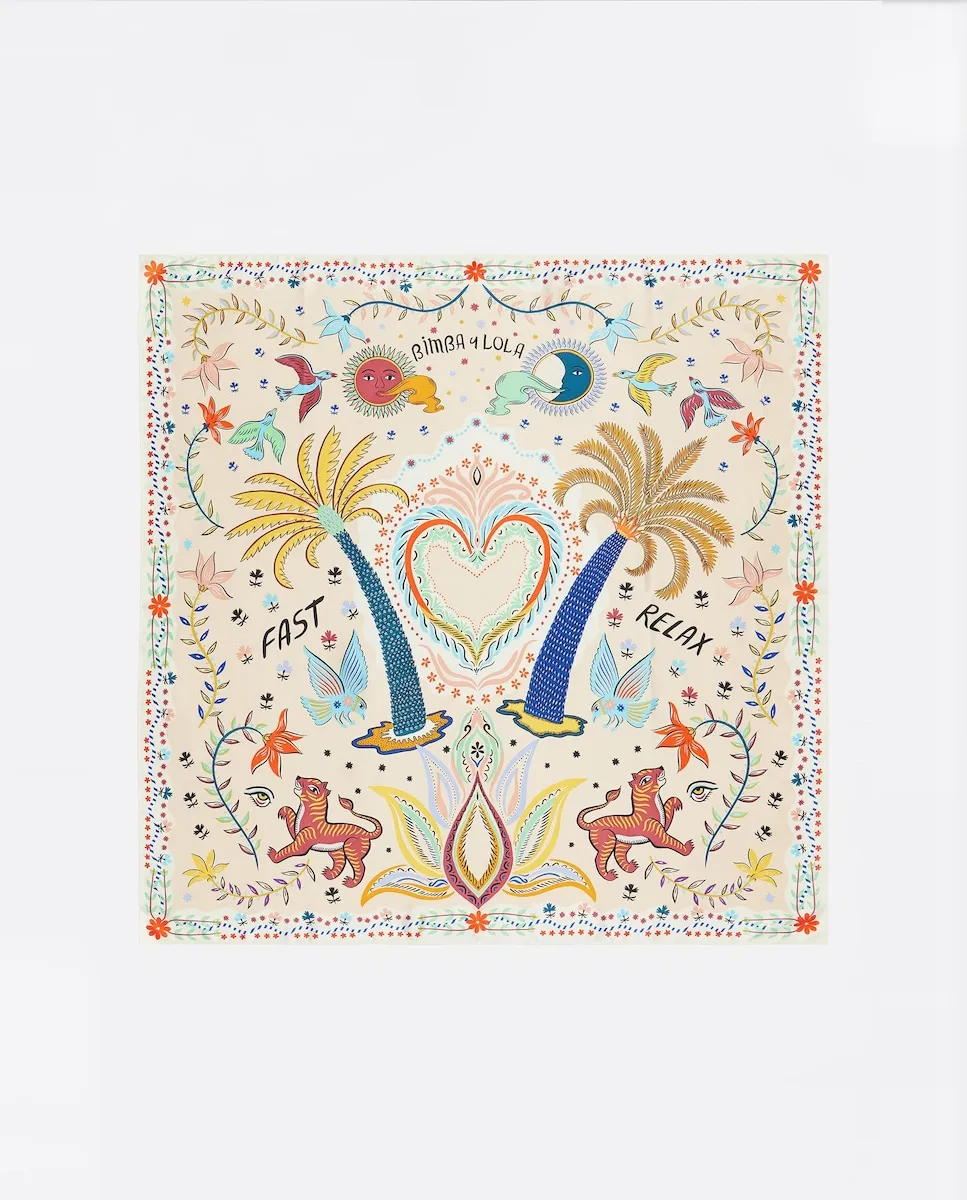 Женский шарф с принтом пальмы Bimba y Lola, цвет Natural
Женский шарф с принтом пальмы Bimba y Lola, цвет Natural