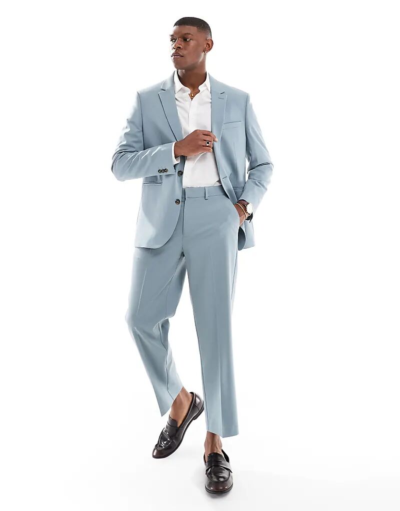 Прямые укороченные брюки ASOS DESIGN пыльно-синего цвета
Прямые укороченные брюки ASOS DESIGN пыльно-синего цвета