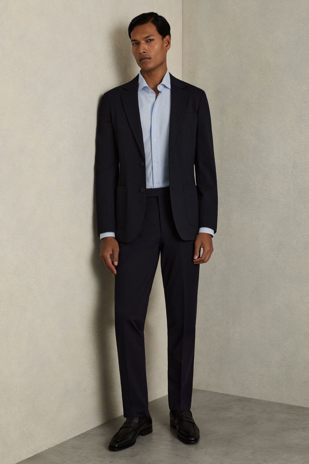 Рубашка Valdo из хлопчатобумажной смеси с вырезом на воротнике в полоску Reiss, синий
Рубашка Valdo из хлопчатобумажной смеси с вырезом на воротнике в полоску Reiss, синий