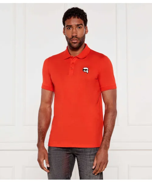 Футболка поло Slim fit Karl Lagerfeld, оранжевый 
Футболка поло Slim fit Karl Lagerfeld, оранжевый