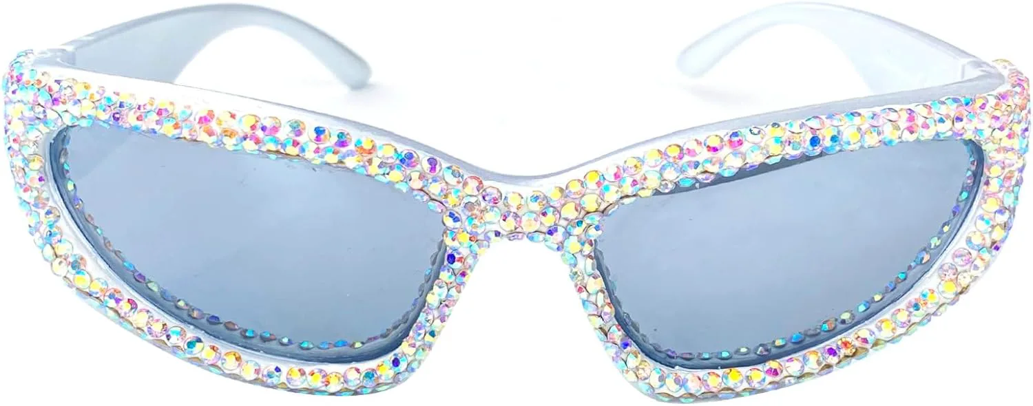 Большие разноцветные солнцезащитные очки с бриллиантами для женщин, серебряные солнцезащитные очки со стразами, модные мужские очки-защита от Y2K mincl, Silver
Большие разноцветные солнцезащитные очки с бриллиантами для женщин, серебряные солнцезащитные очки со стразами, модные мужские очки-защита от Y2K mincl, Silver