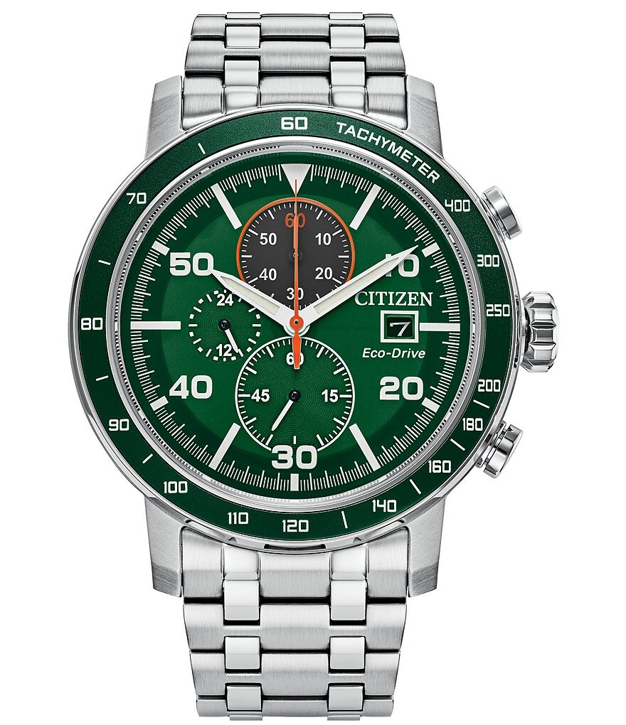 Мужские часы Citizen Eco-Drive с хронографом и браслетом из нержавеющей стали, серебро
Мужские часы Citizen Eco-Drive с хронографом и браслетом из нержавеющей стали, серебро