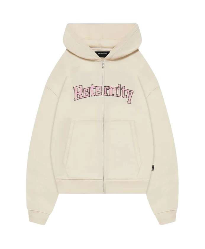 Худи на молнии с акварельным рисунком Reternity, бежевый
Худи на молнии с акварельным рисунком Reternity, бежевый