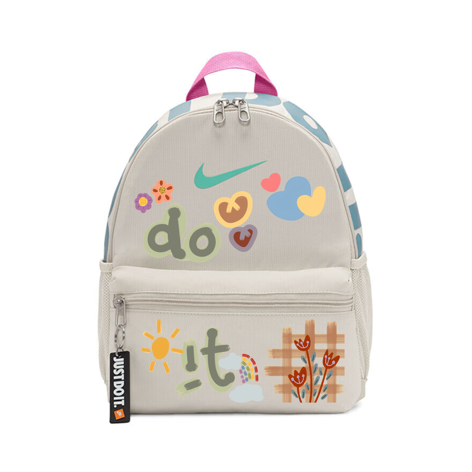 Nike Тканевый рюкзак для детей серо-белый, Be Courageous
Nike Тканевый рюкзак для детей серо-белый, Be Courageous