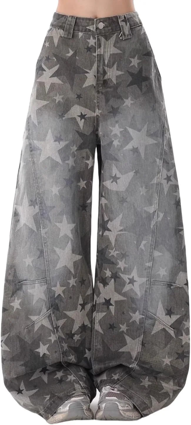 Джинсы Baggy Star Y2k Wide Leg Graphic XAJKOU
Джинсы Baggy Star Y2k Wide Leg Graphic XAJKOU