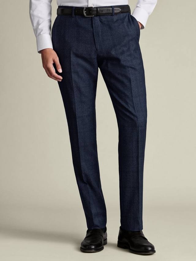 Брюки Super 120s из мериносовой шерсти в клетку Charles Tyrwhitt, Steel Blue
Брюки Super 120s из мериносовой шерсти в клетку Charles Tyrwhitt, Steel Blue