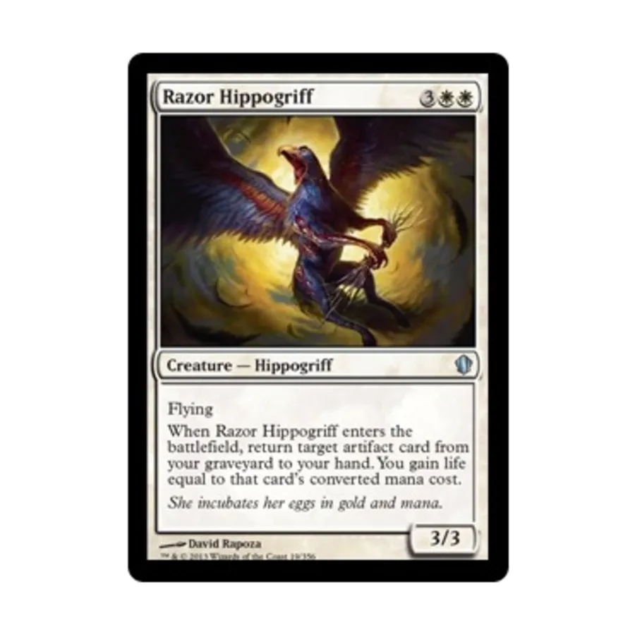 CCG Бритвенный гиппогриф (U), MTG - Commander 2013
CCG Бритвенный гиппогриф (U), MTG - Commander 2013