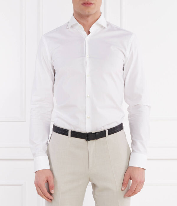 Рубашка мужская Hugo хлопковая классическая, белый 
Рубашка мужская Hugo хлопковая классическая, белый